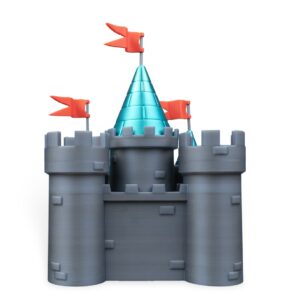 3D принтиран фентъзи замък - изглед отзад