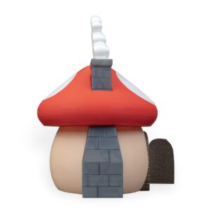 3D принтирана гъбена къщичка – отворена врата