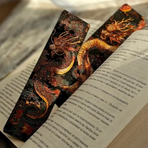 Петцветен разделител за книги "Домът на дракона"